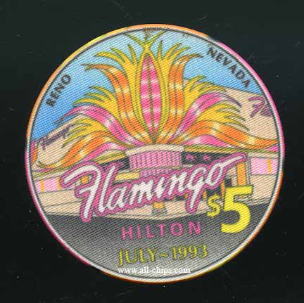 $5 Flamingo Hilton Reno 1993