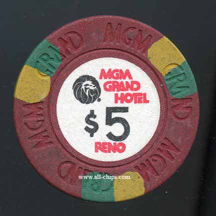 $5 MGM Grand Hotel 1st issue 1979