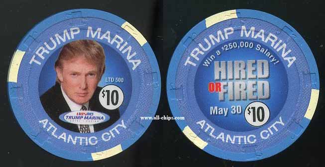 MAR-10i $10 Donald Trump Hired or Fired 2004