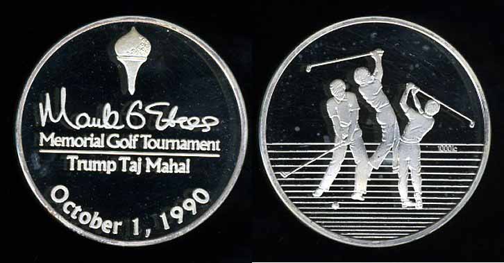 M TAJ-0a Taj Mahal Mark Etes Memorial Golf Tournament Silver