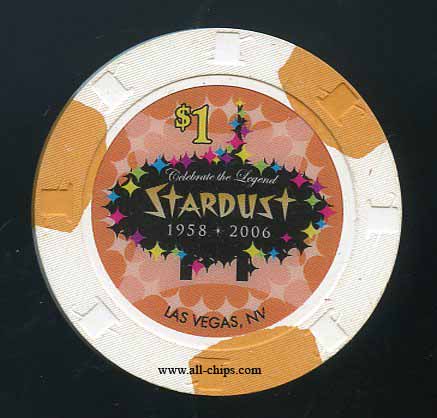 $1 Stardust 1958-2006 12th issue Final Chip AU