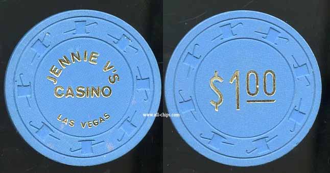 $1 Jennie V's Casino 1st issue 1976