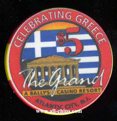 GRA-5b CC $5 The Grand Obsolete Celebrating Greece