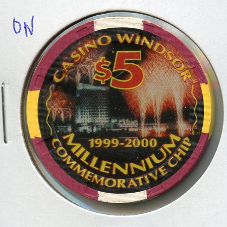 $5 Casino Windsor Millennium 2000 Ontario, Canada