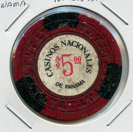 $5 Casinos Nacionales Republica de Panama