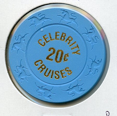 .20c Celebrity Cruises Cruise Chip