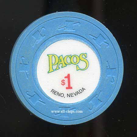 $1 Pacos 1st issue Reno 1989