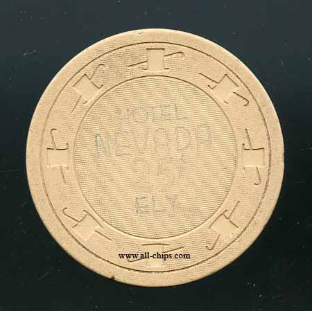 .25c Hotel Nevada Ely 4th issue 1950s