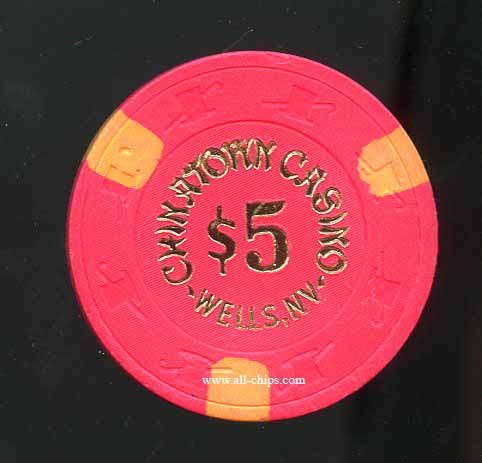 $5 Chinatown Casino 1st issue 1984 Wells