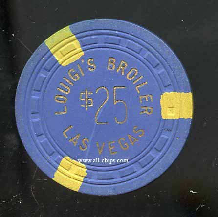 $25 Louigi's Broiler 3rd issue 1950's