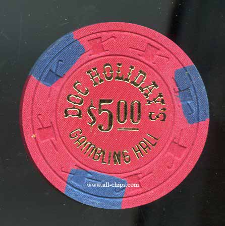 $5 Doc Holidays Gambling Hall 1st issue 1980 UNC