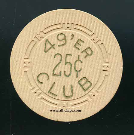 .25c 49er Club 1st issue 1951