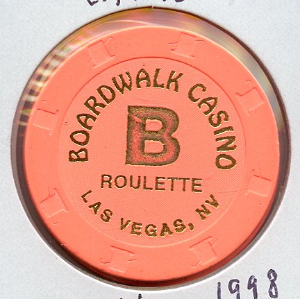 Boardwalk Casino Orange Table B 1998