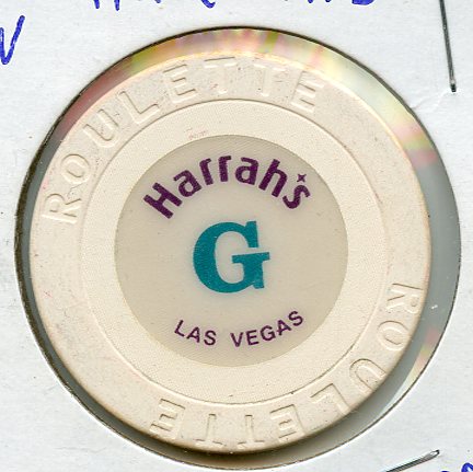 Harrahs Roulette White G