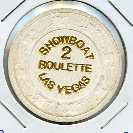 Showboat Roulette white 2 1970s