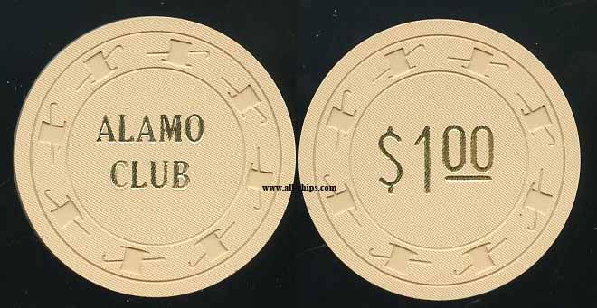 $1 Alamo Club 1st issue 1952