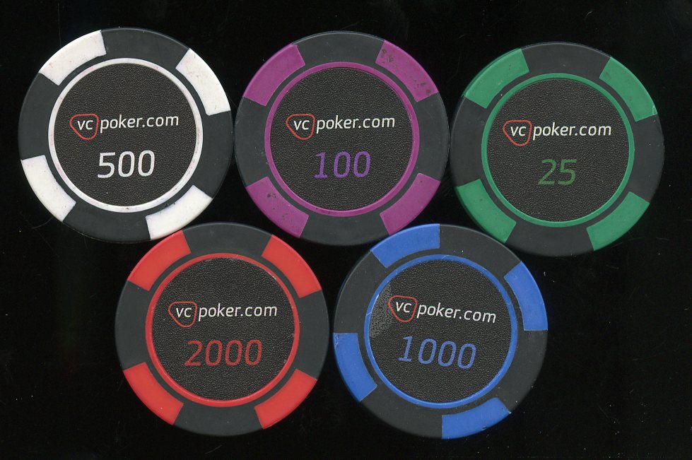 VC Poker.com Tournament Set of 5