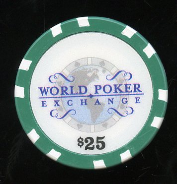 $25 World Poker Exchange Tournament chip