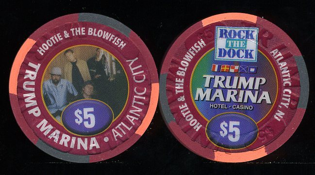 MAR-5d $5 Trump Marina Hootie & the Blowfish Trump Marina