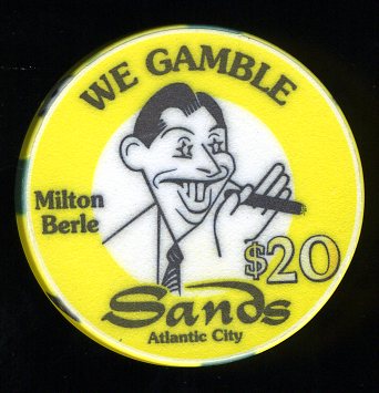 SAN-20d $20 Sands Milton Berle  We Gamble