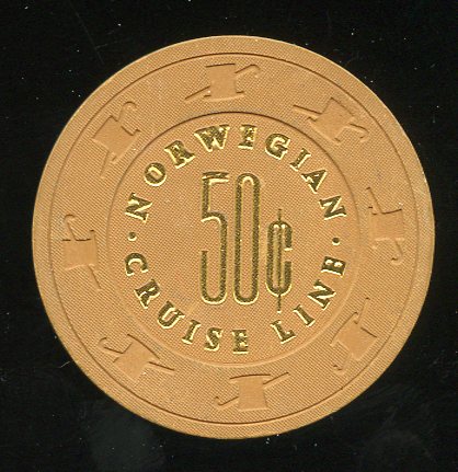 .50c Norwegian Cruise Line Gold Hot Stamp