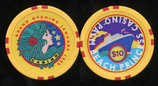 $5 Palm Beach Princess Casino Grand Opening 1998 Florida Cruise