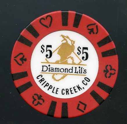 $5 Diamond Lils 1st issue Cripple Creek, CO.