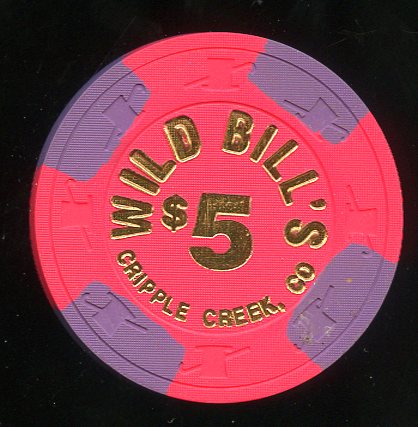 $5 Wild Bills 1st issue Cripple Creek CO.