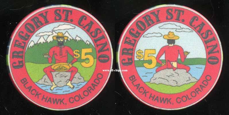 $5 Gregory St Casino 1st issue Black Hawk, CO