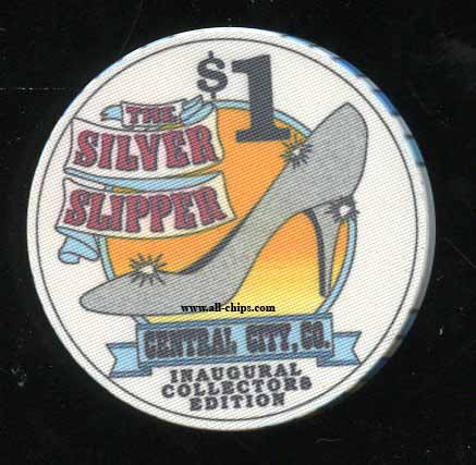 $1 Silver Slipper 1st issue Central City, CO.