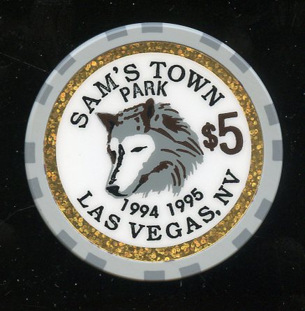 $5 Sams Town Park 1994-1995