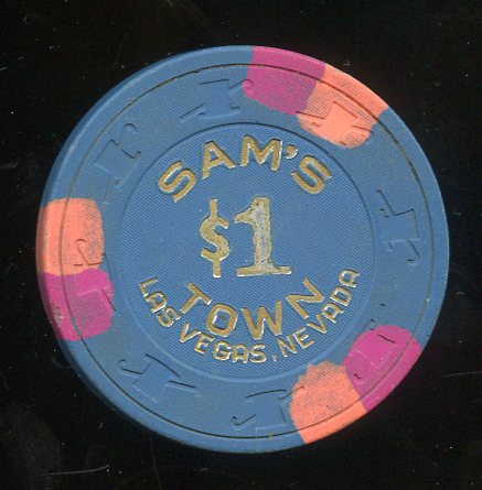 $1 Sams Town 3rd issue 1986
