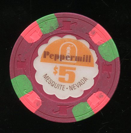$5 Peppermill Mesquite 1st issue 1981