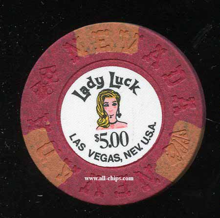 $5 Lady Luck 3rd issue 1972