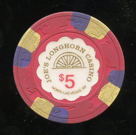 $5 Joes Longhorn Casino 1st issue 1990