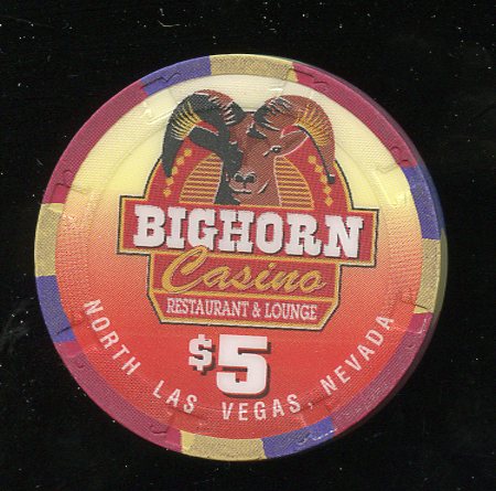 $5 Bighorn Casino 1st issue 1997