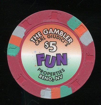 $5 Gambler Carl Giudicis 1st issue 1995