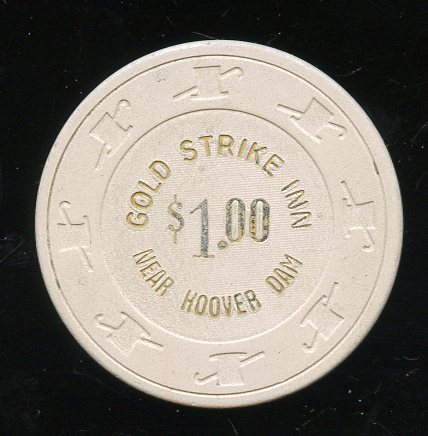 $1 Gold Strike Inn 4th issue 1963 Near Hoover Dam