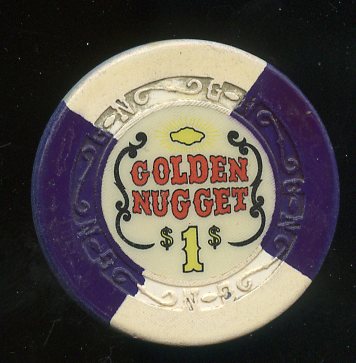$1 Golden Nugget 11th issue 1975 Damaged