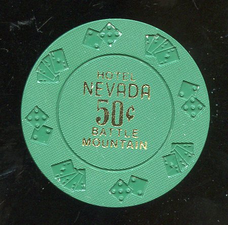 .50c Hotel Nevada 5th issue 1972 Battle Mountain