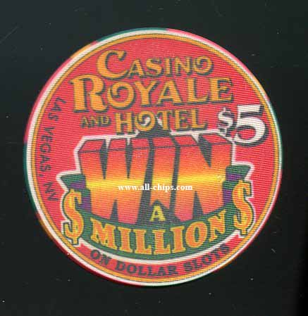 $5 Casino Royale 2nd issue 1994 Win Million
