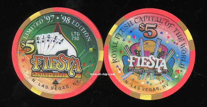 $5 Fiesta Royal Flush spades