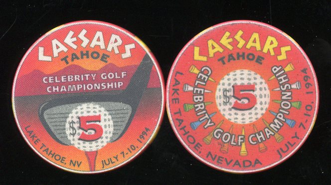 $5 Caesars Tahoe Celebrity Golf Championship 7/7-7/10 1994