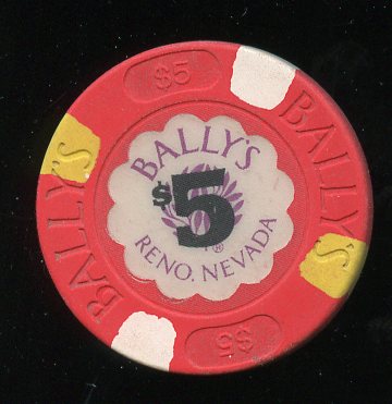 $5 Ballys 1st issue 1986 Reno