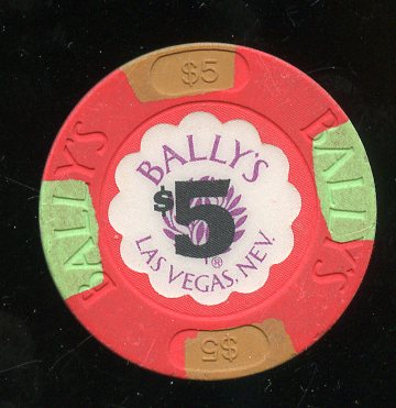 $5 Ballys 1st issue 1986 Las Vegas