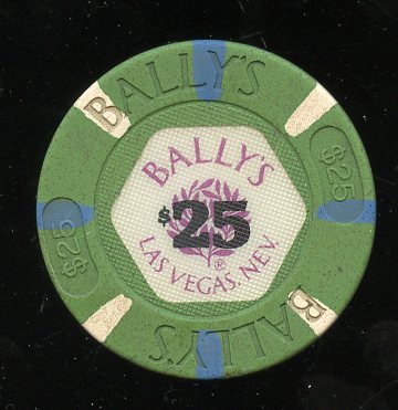 $25 Ballys 1st issue 1986 Las Vegas