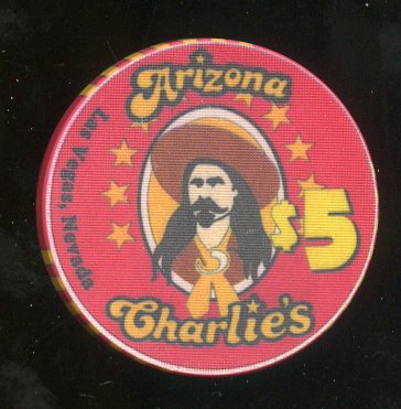$5 Arizona Charlies 2nd issue 1994