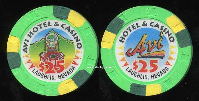 $25 Avi Hotel & Casino 1st issue 1995 