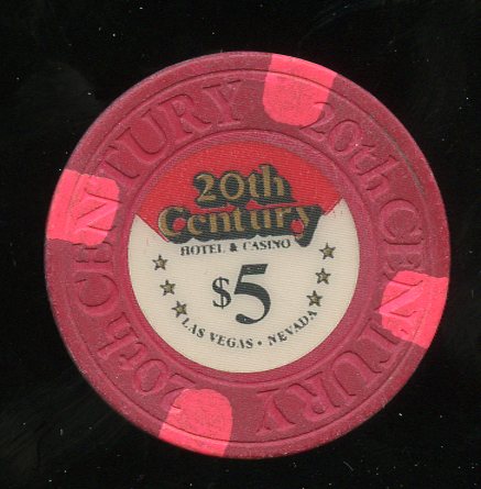 $5 20th Century Casino 2nd issue 1978