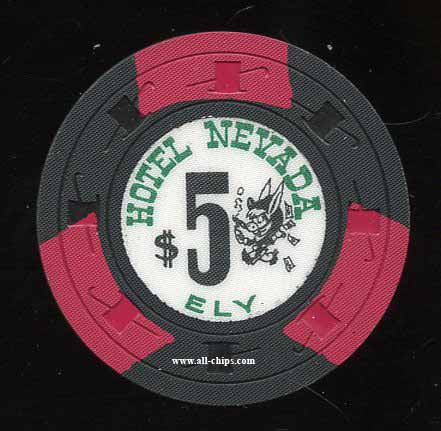 $5 Hotel Nevada Ely 5th issue 1965